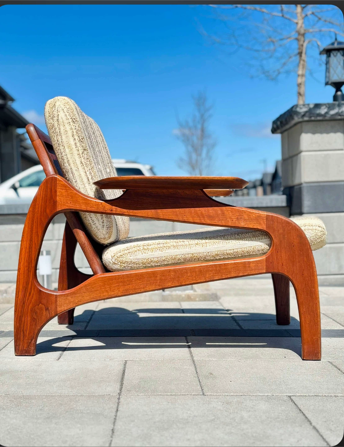 Danish Teak Mid-Century Modern Lounge Chair