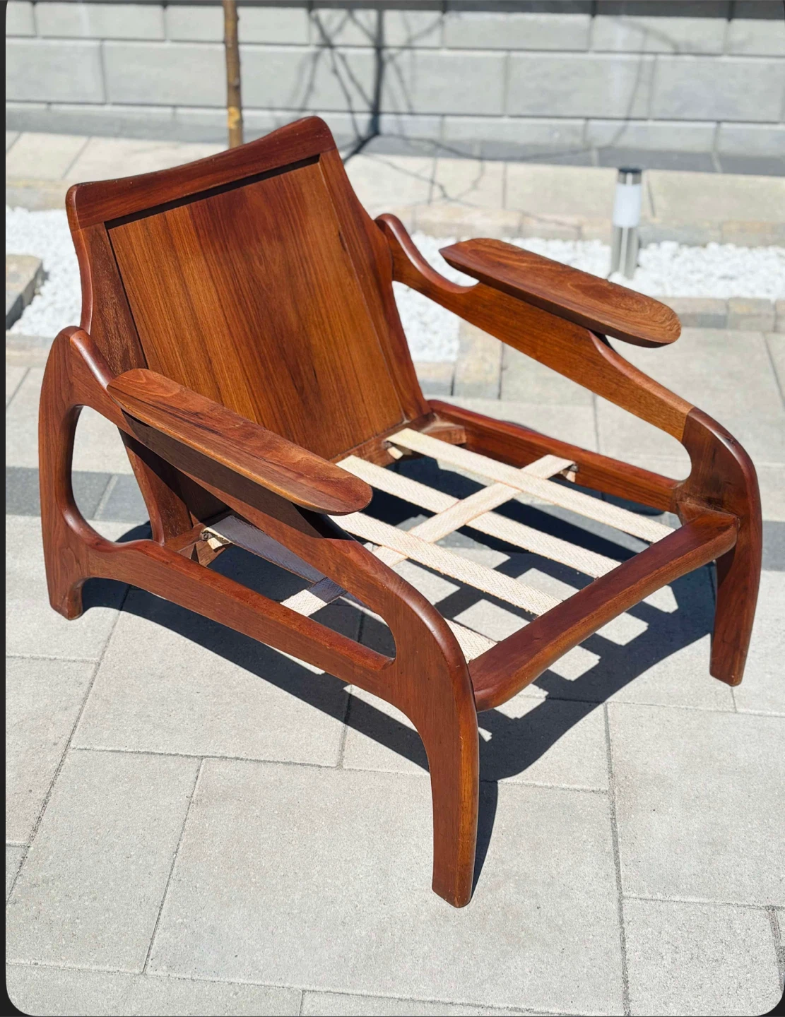 Danish Teak Mid-Century Modern Lounge Chair - photo 5