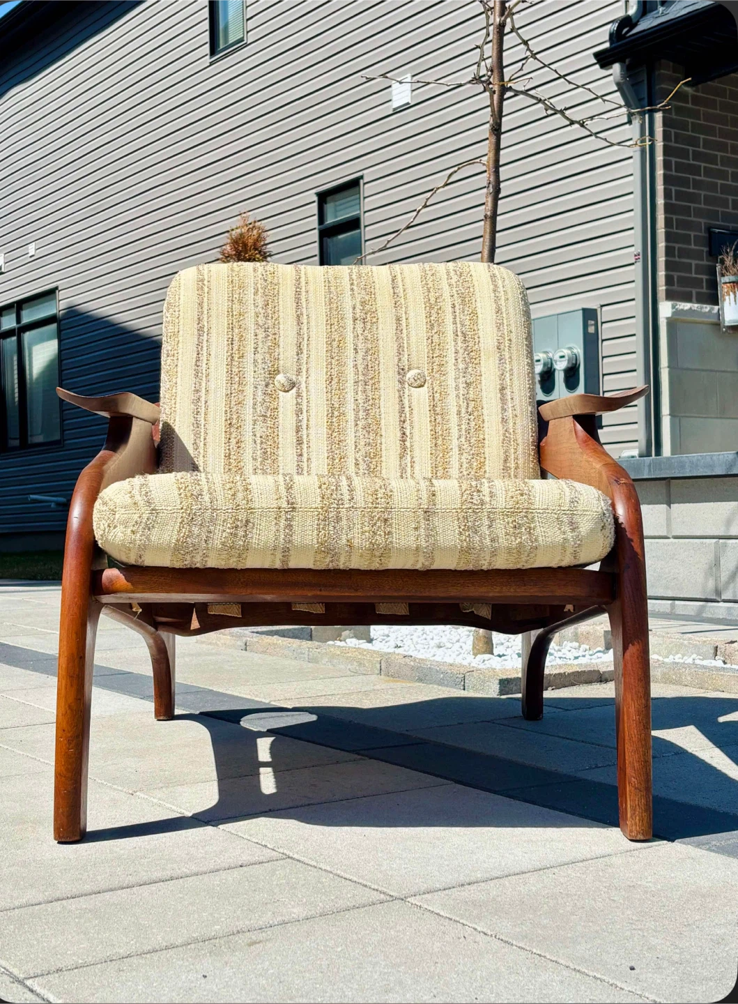 Danish Teak Mid-Century Modern Lounge Chair - photo 3