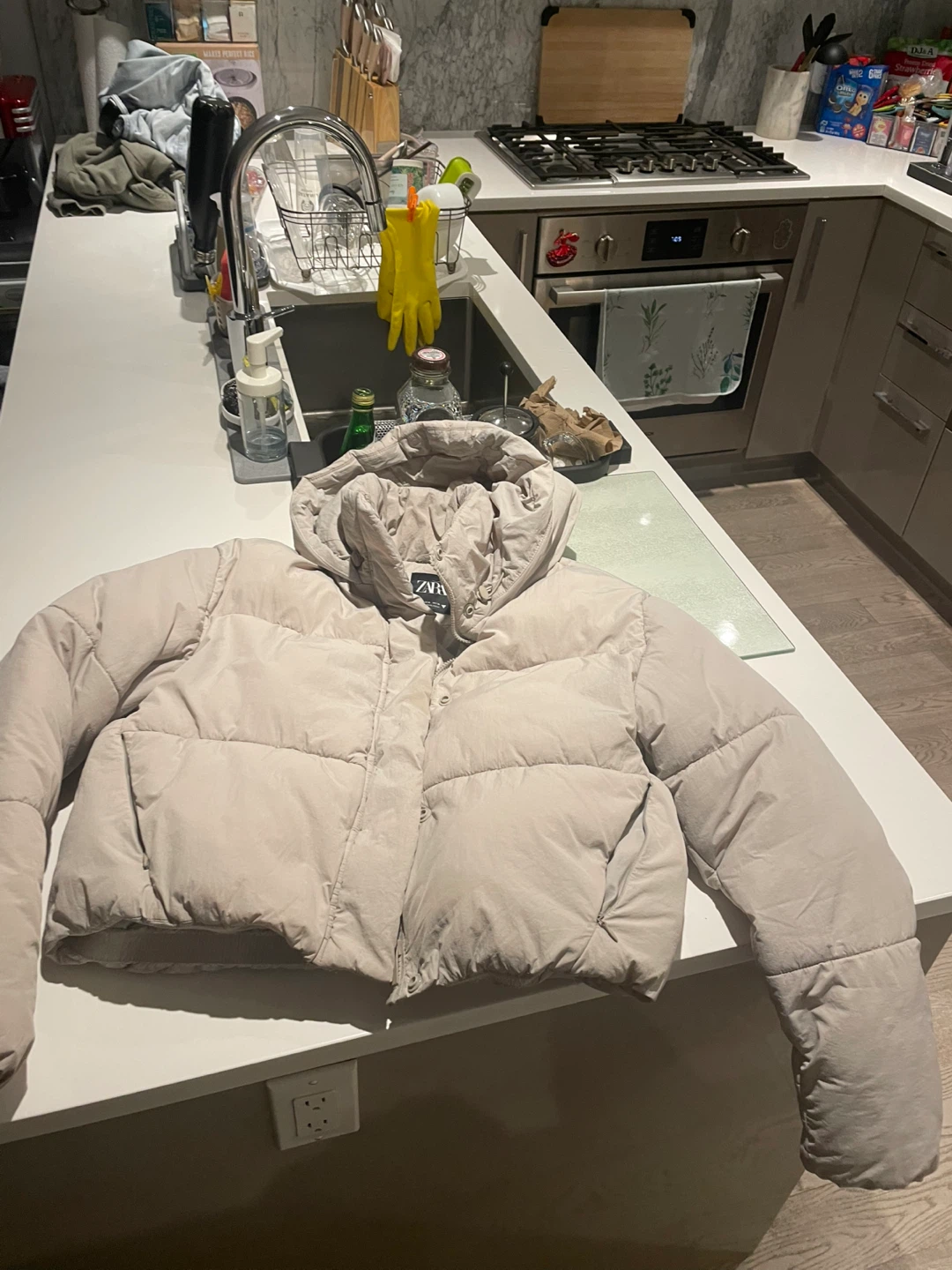 Zara Puffer Jacket - Size Small - photo 3