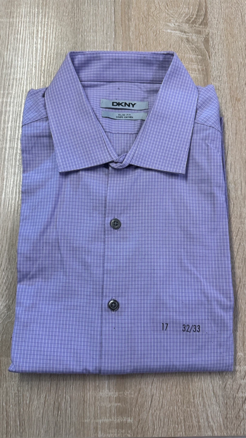DKNY Slim Fit Dress Shirt - Size 17 32/33