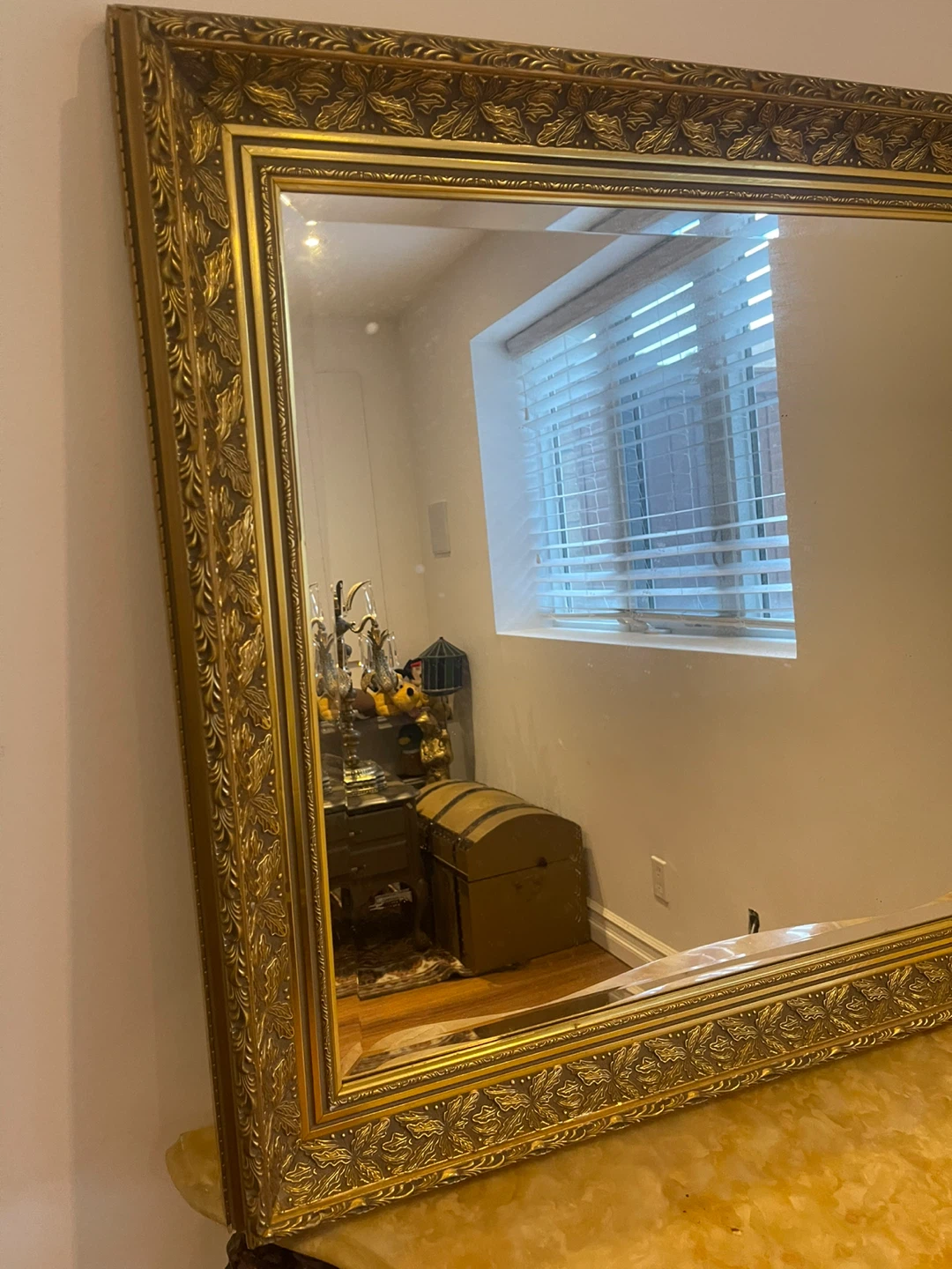 Ornate Gold Framed Wall Mirror - photo 2