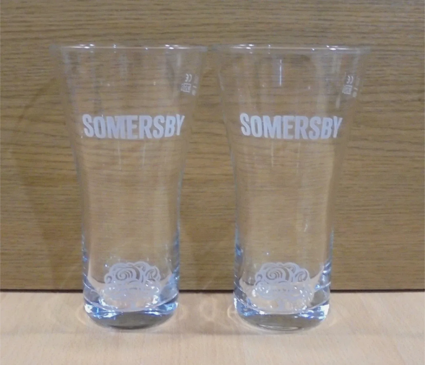 BNIB Rastal’s Glass Set of 6 Somersby Lager Beer Pint Glasses. image indicator(3)