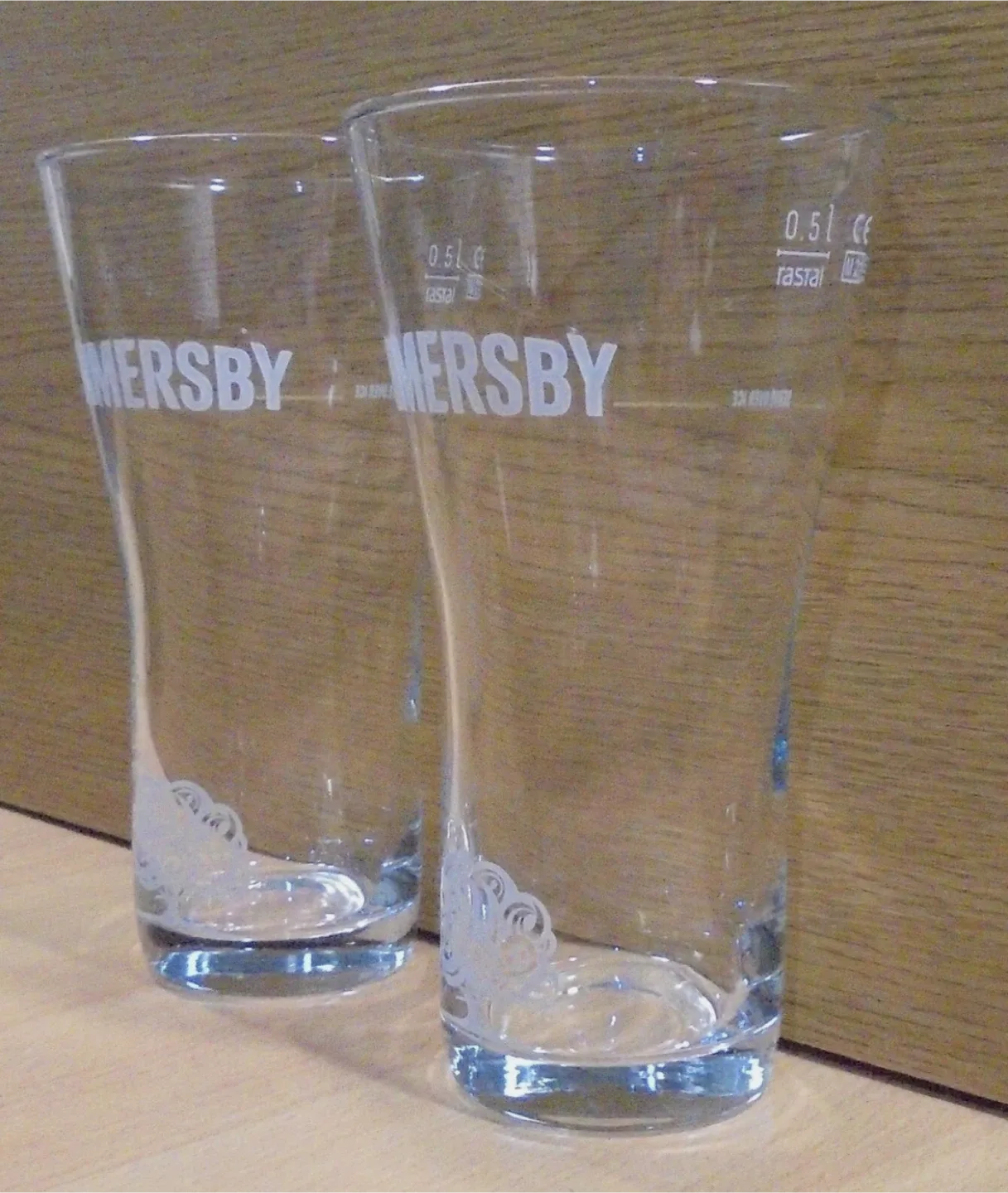BNIB Rastal’s Glass Set of 6 Somersby Lager Beer Pint Glasses. image indicator(4)