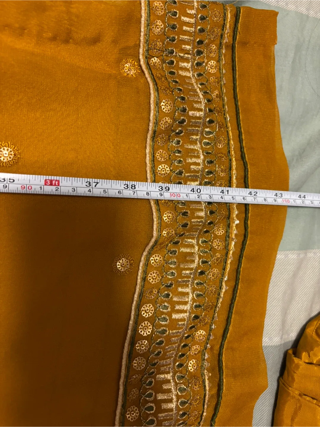 Mustard Yellow punjabi Suit image indicator(5)