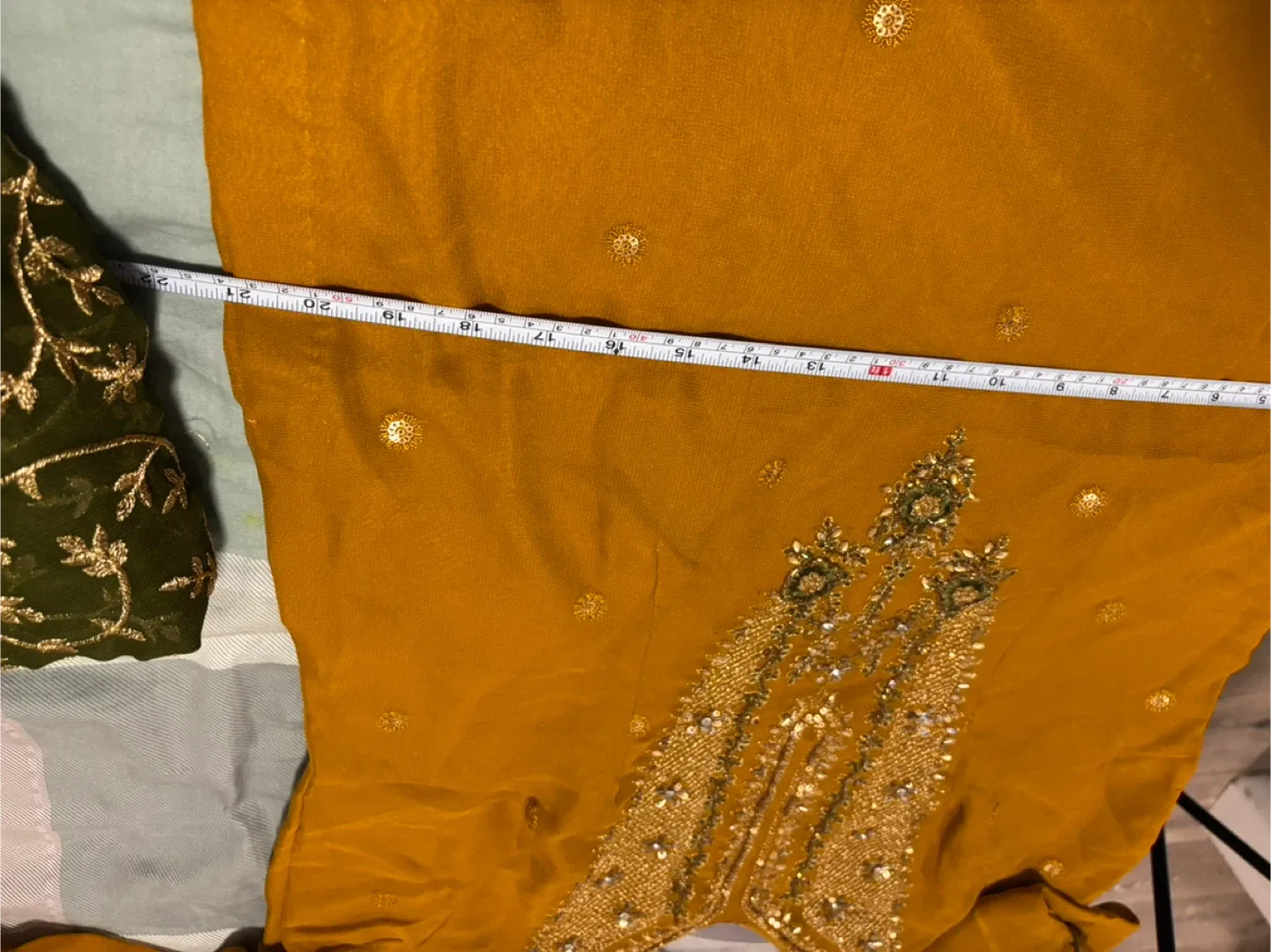 Mustard Yellow punjabi Suit image indicator(7)