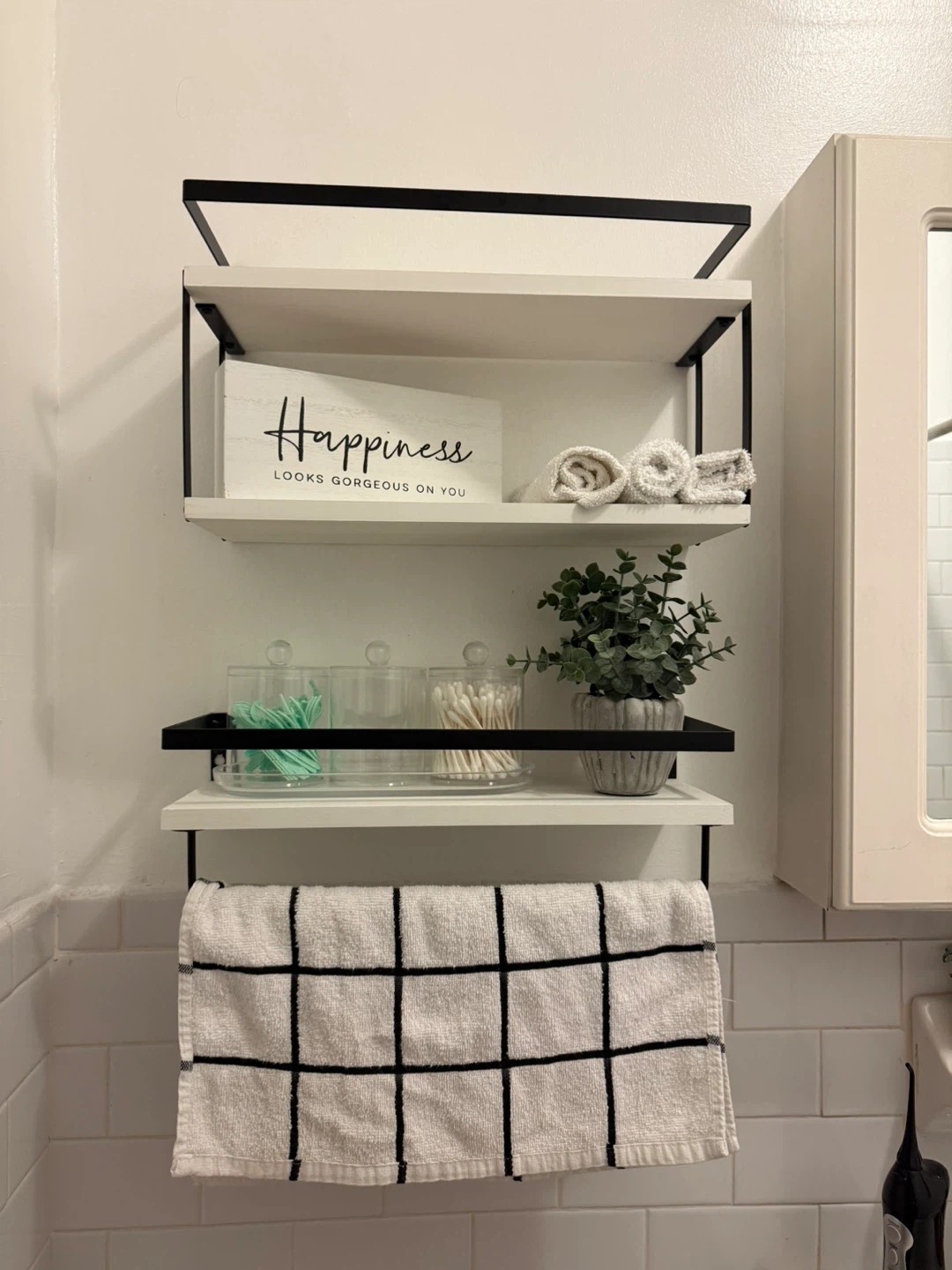 3 Tier Wall Mounted Floating Shelf (white) - photo 2