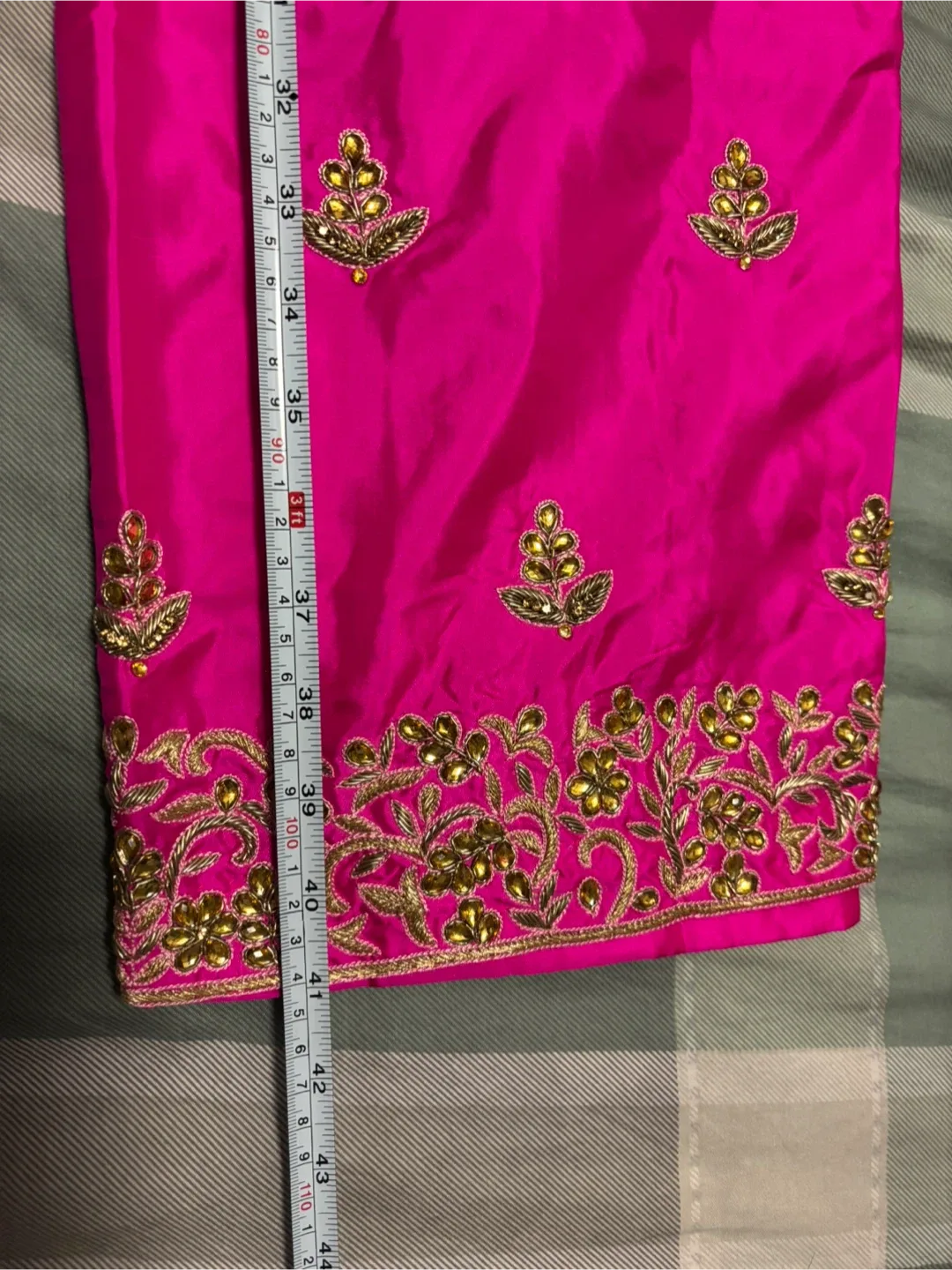 Pink Embroidered Salwar Kameez Suit image indicator(3)
