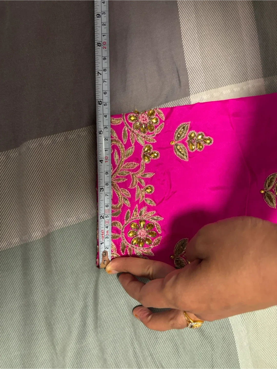 Pink Embroidered Salwar Kameez Suit image indicator(6)