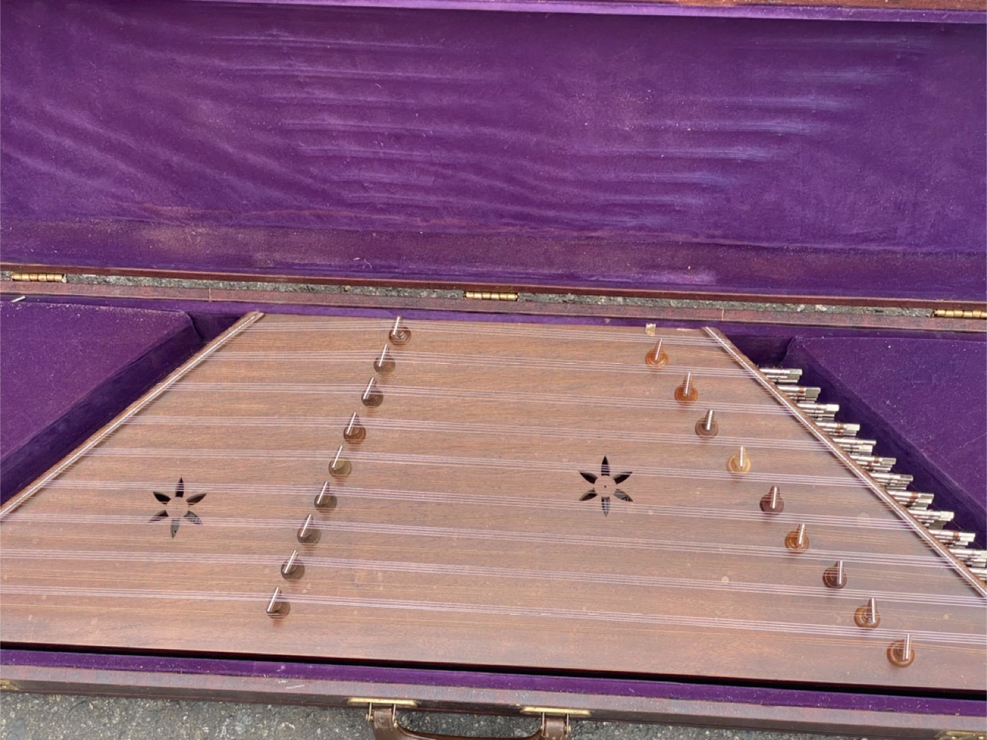 Vintage Hammered Dulcimer with Case - photo 2