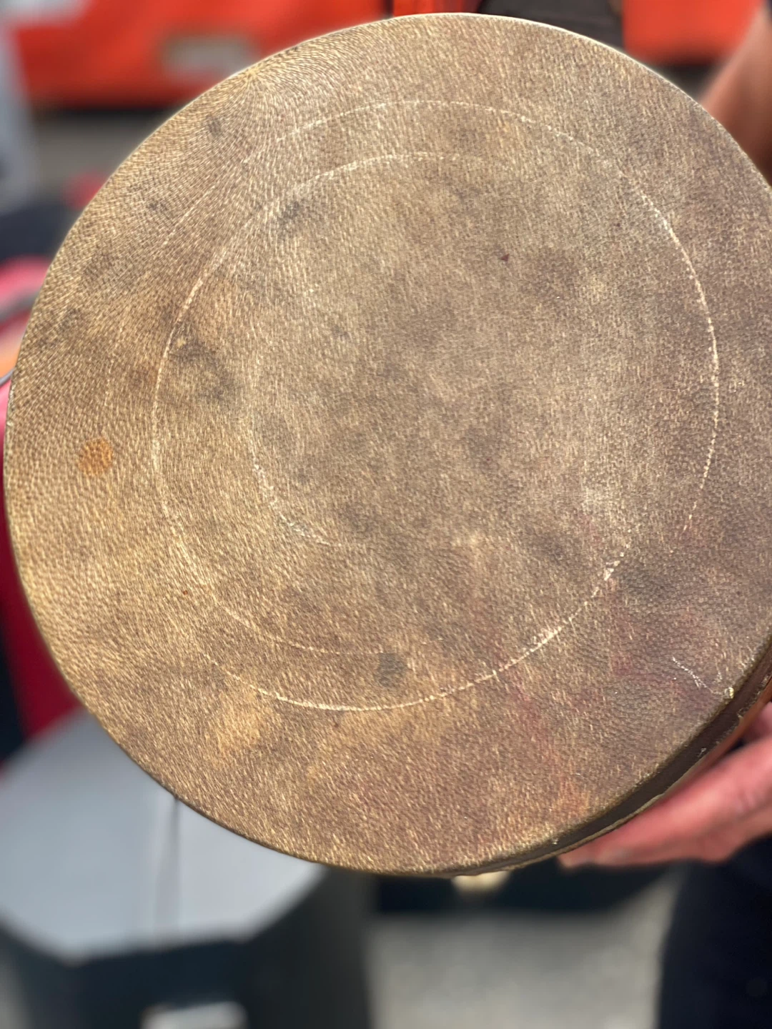 Vintage Wood Goblet Drum with Case - photo 2