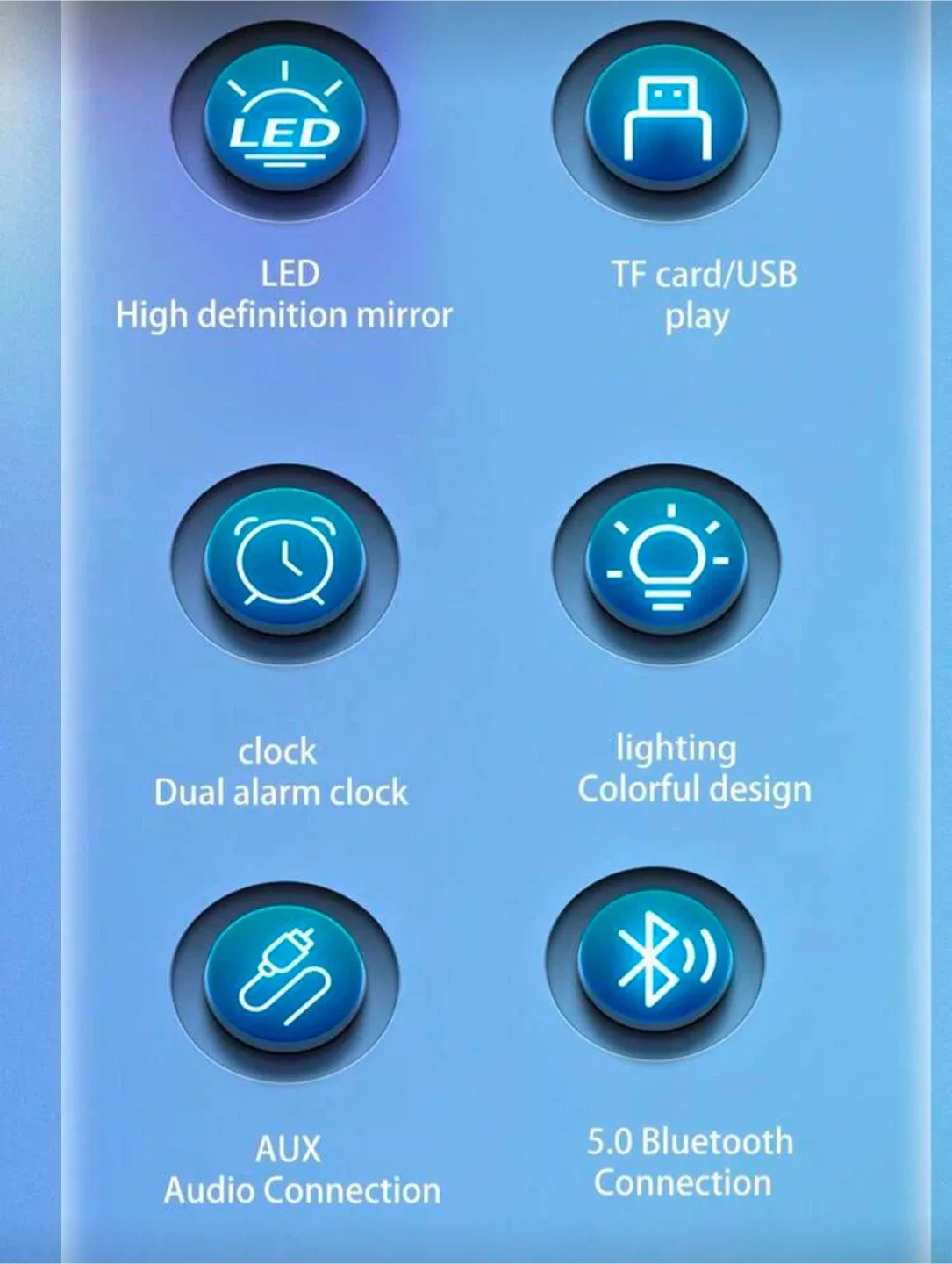 2in1 Digital ⏰ & B-Speaker(order 2 or more get free gift 🎁) image indicator(3)