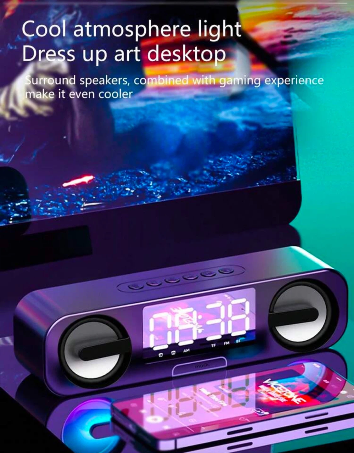 2in1 Digital ⏰ & B-Speaker(order 2 or more get free gift 🎁) - photo 5