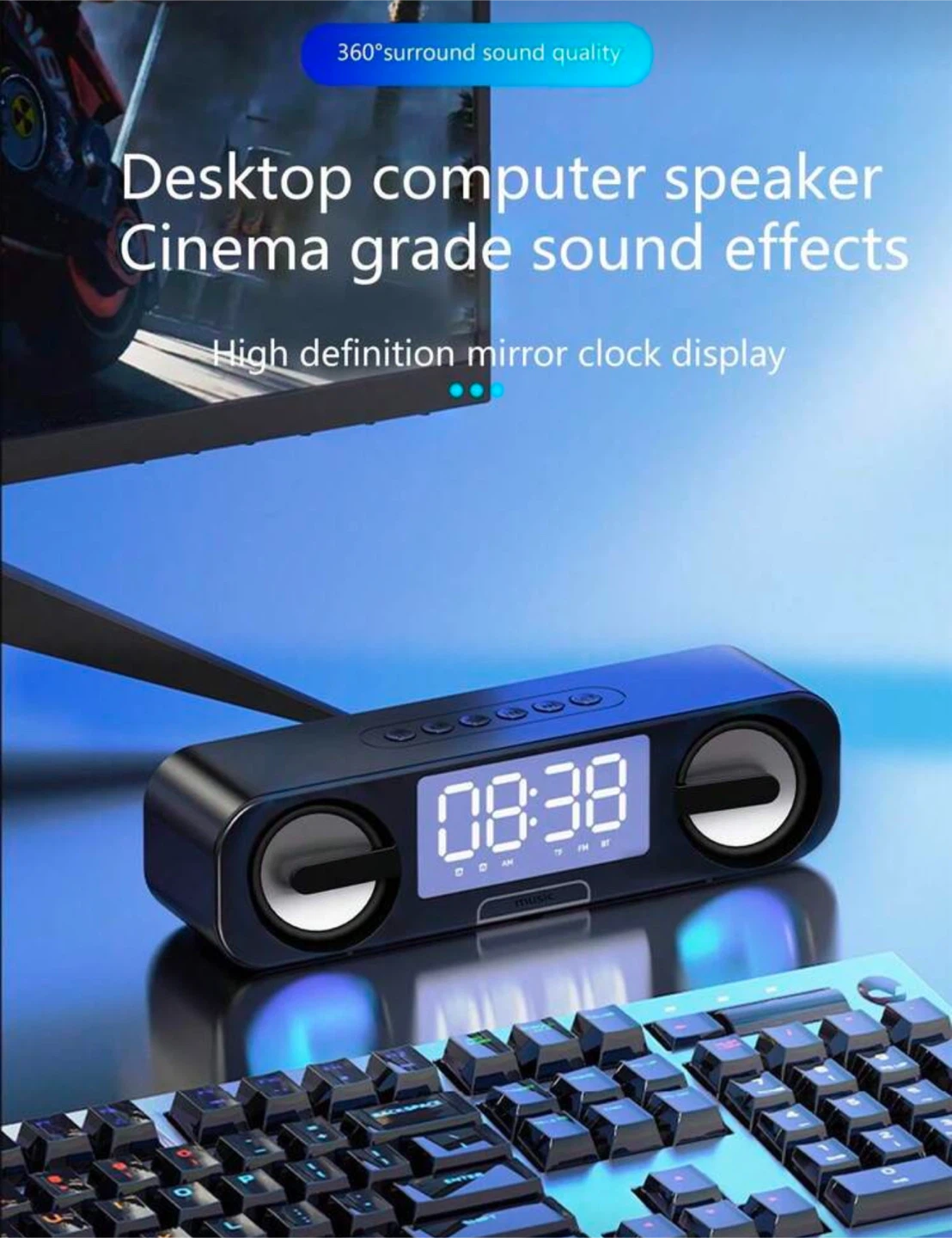 2in1 Digital ⏰ & B-Speaker(order 2 or more get free gift 🎁) - photo 2