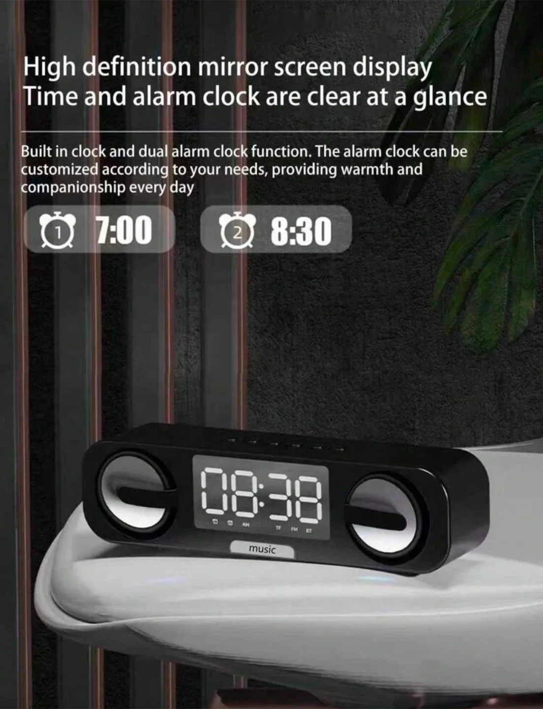 2in1 Digital ⏰ & B-Speaker(order 2 or more get free gift 🎁) image indicator(7)