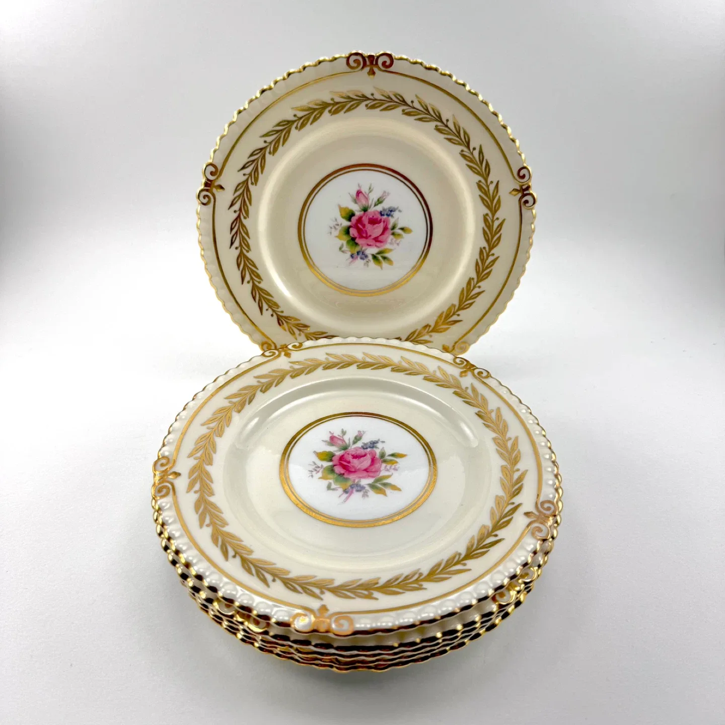 Set of 6 Aynsley St George dessert plates thumbnail