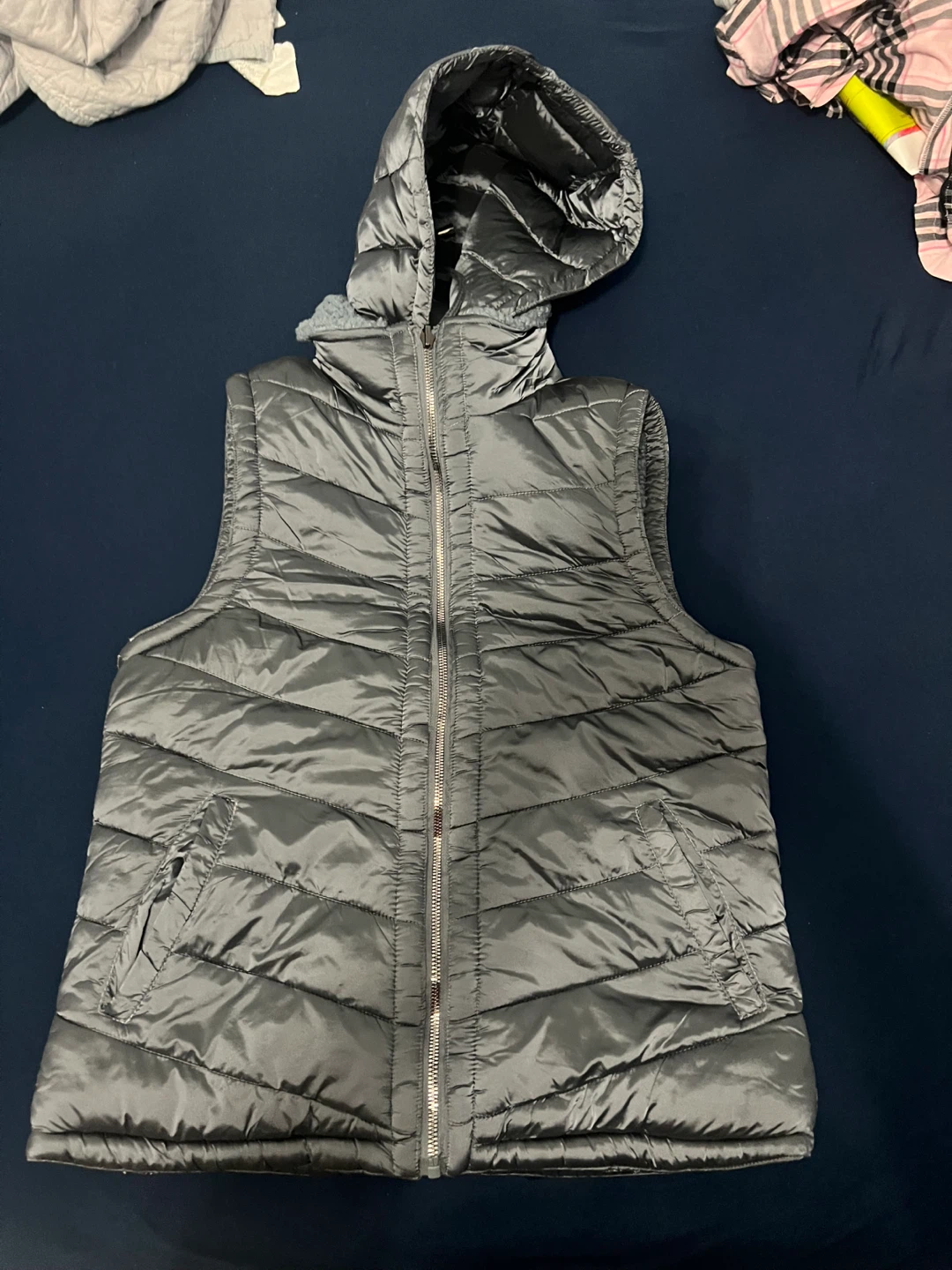Puffer Vest - Gray - photo 2
