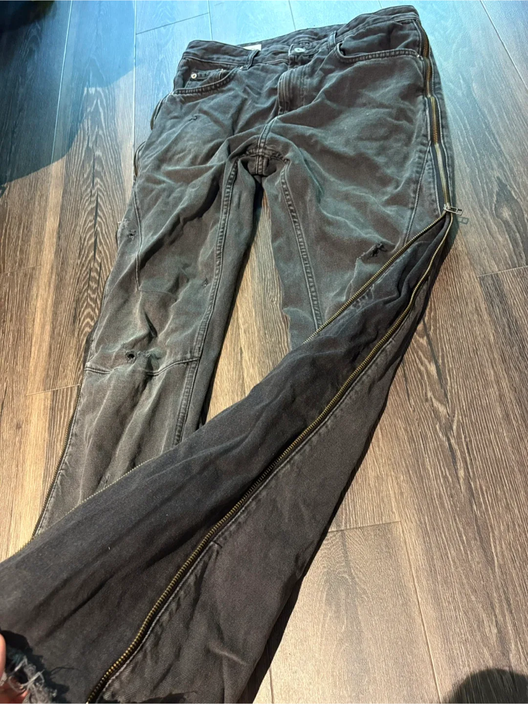 Zara adjustable flair denim image indicator(2)