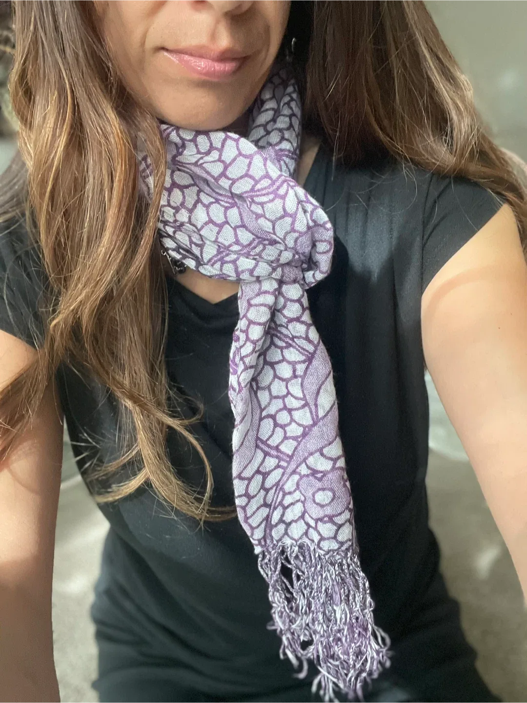 Variety of colourful fall scarves image indicator(4)