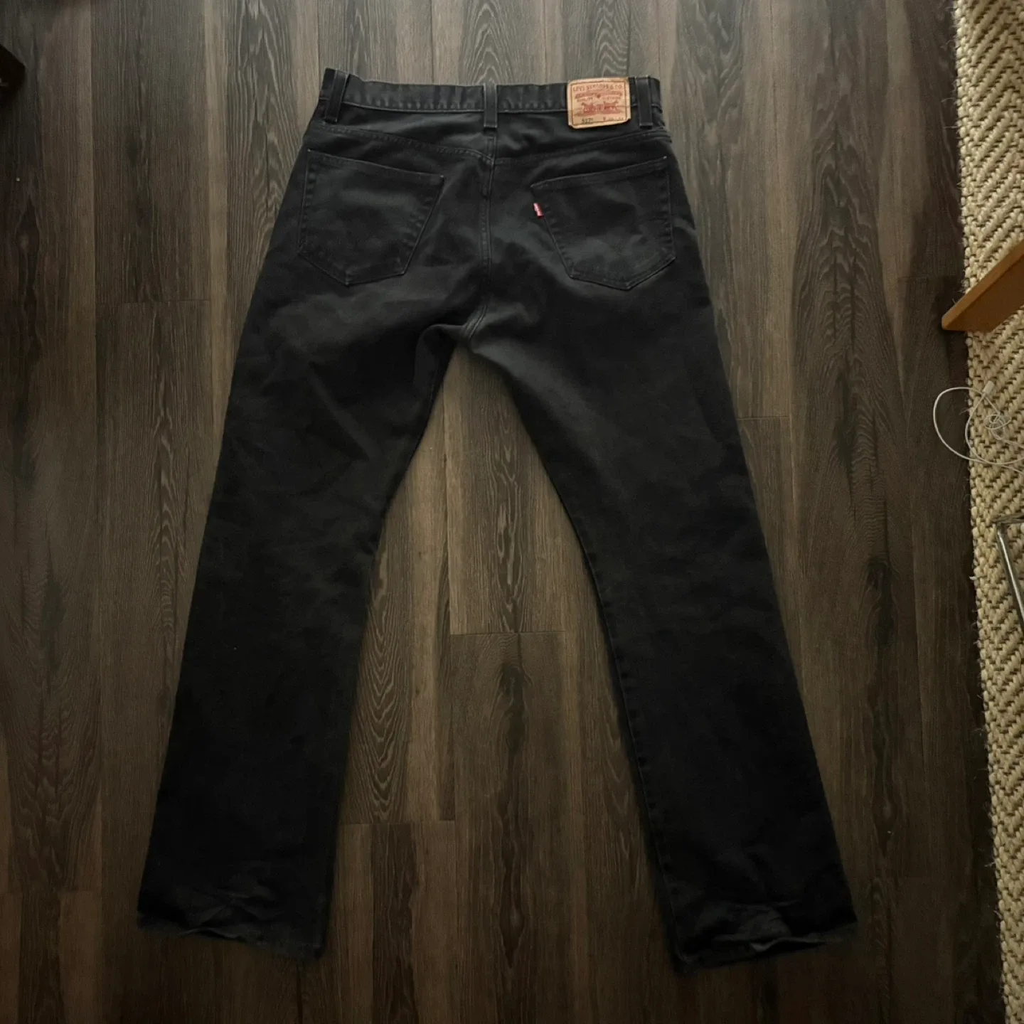 Vintage Levi's 517 Bootcut Black Jeans - W36 L34 image indicator(2)