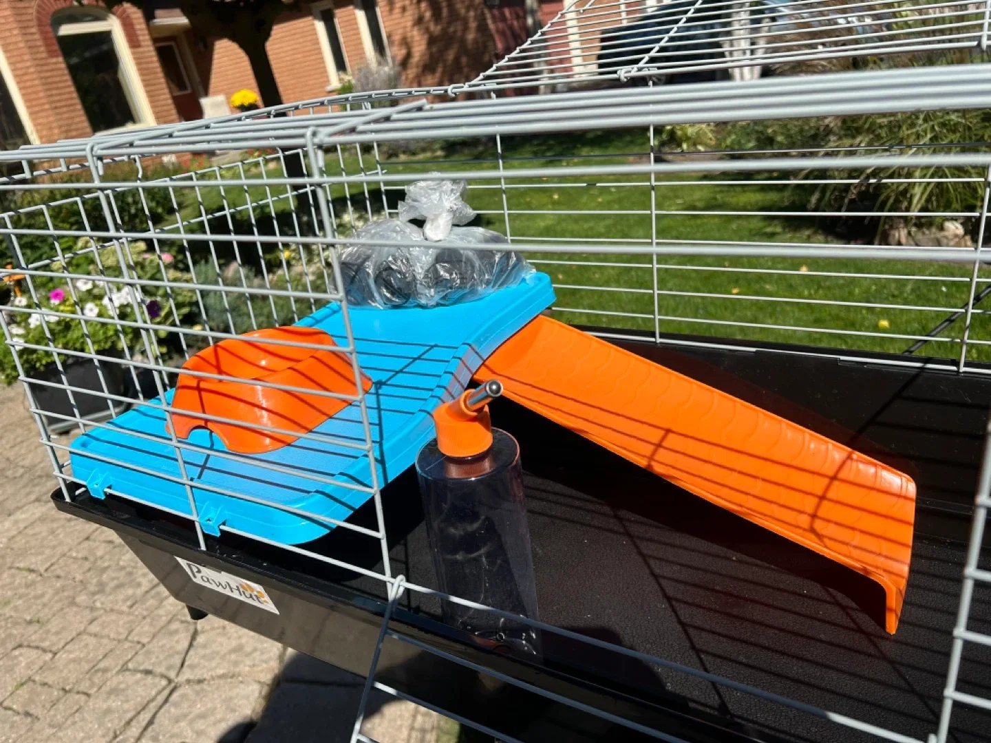 PawHut 47" Small Animal Cage - Black image indicator(2)