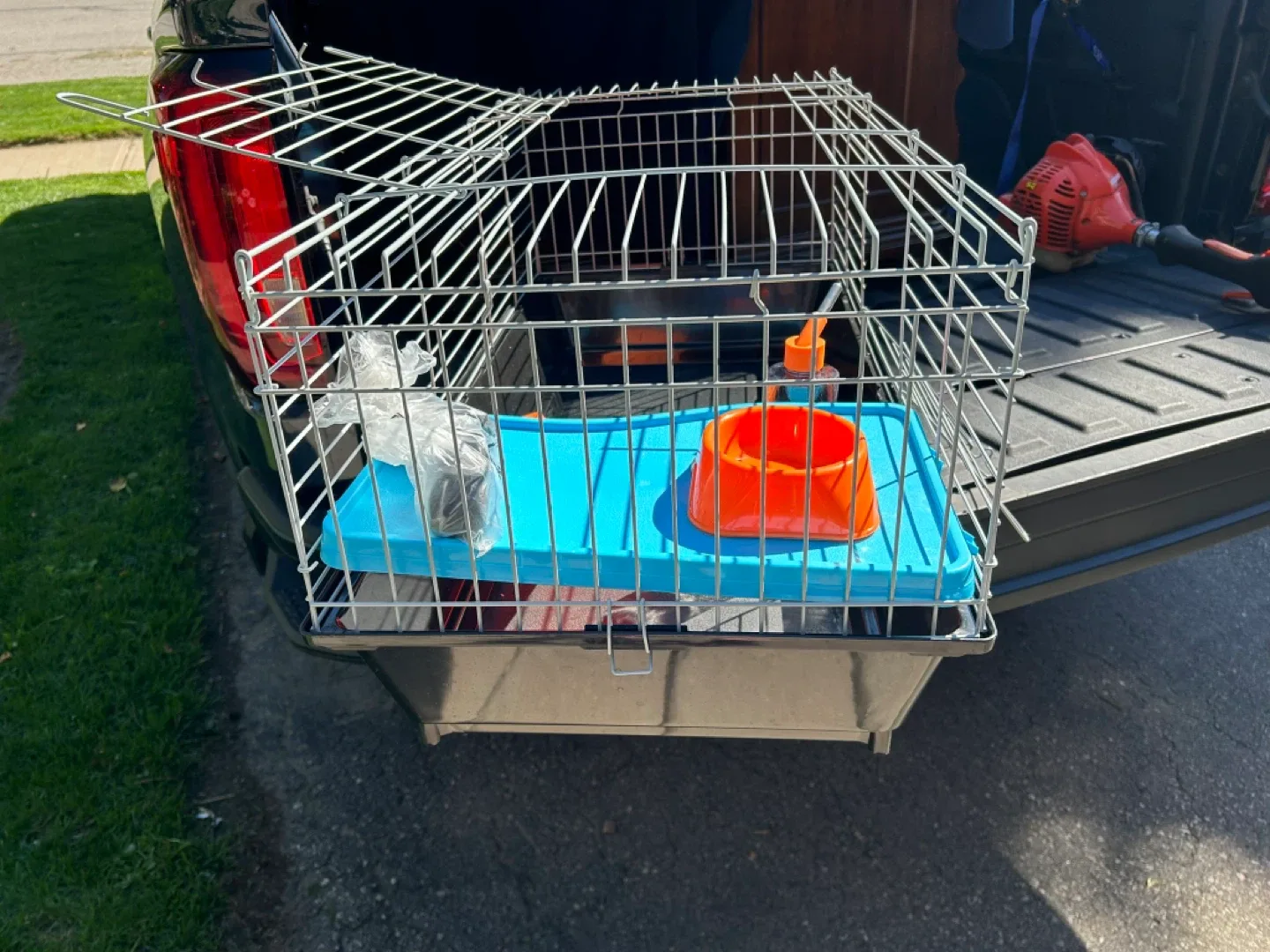 PawHut 47" Small Animal Cage - Black image indicator(3)