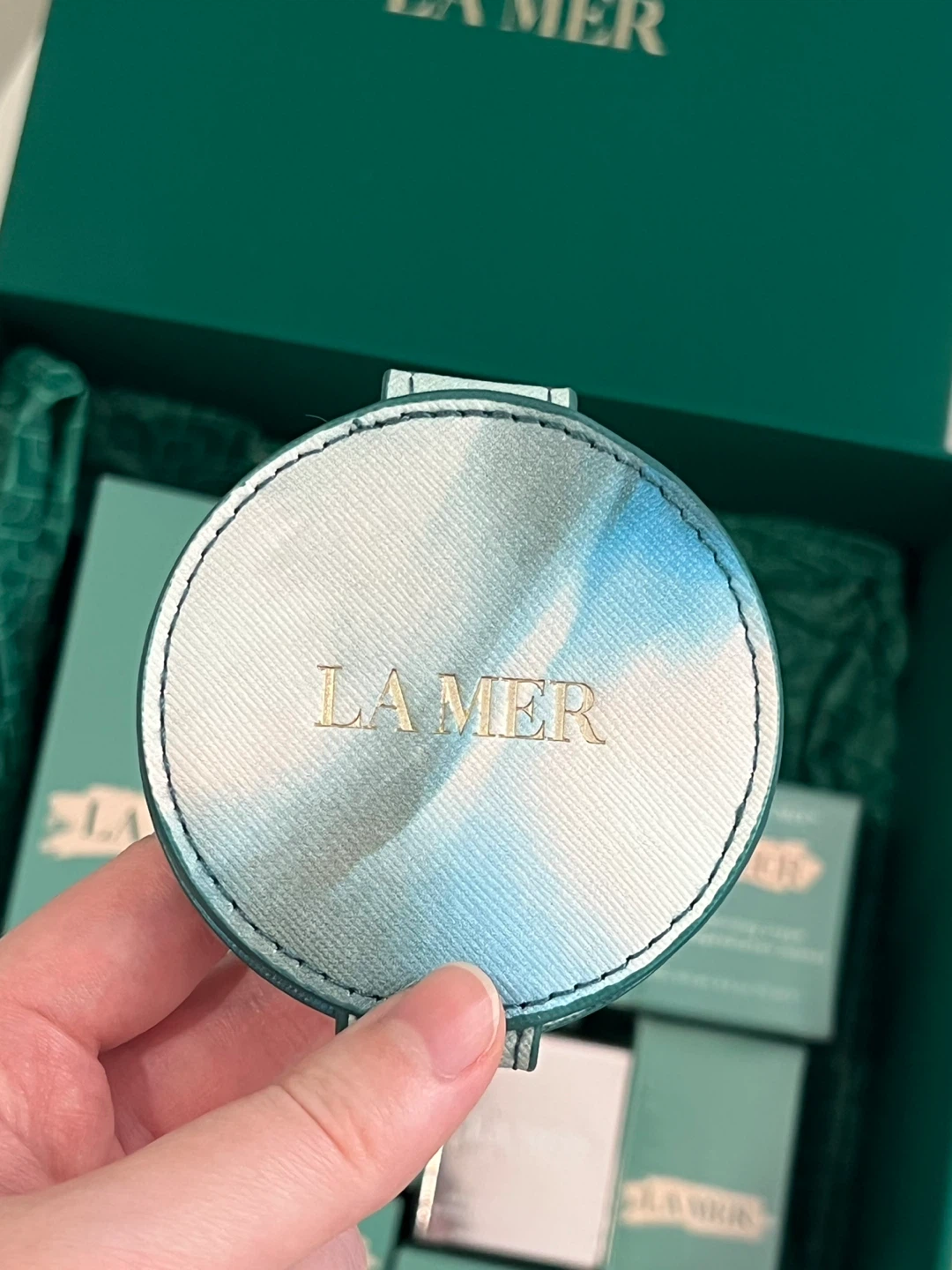 New La Mer Compact Pocket Mirror