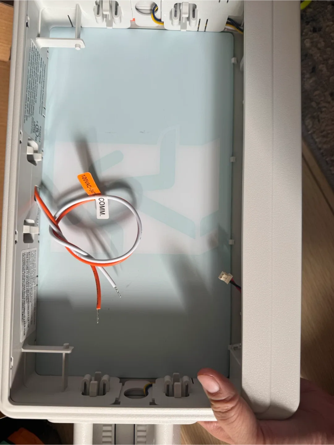 Qllite Combo LED Running Man Exit Sign - New in Box image indicator(4)