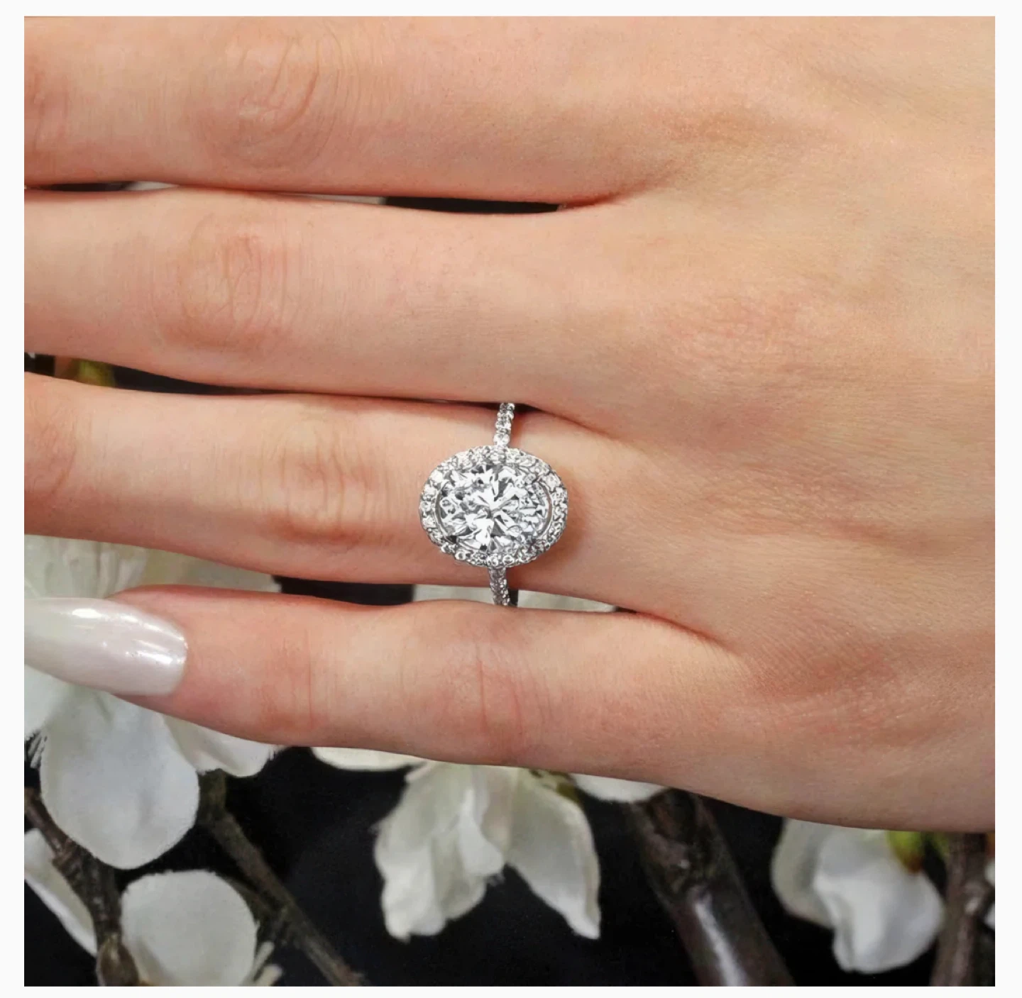 CGSring 14K Moissanite Engagement Ring (size 6) - photo 2