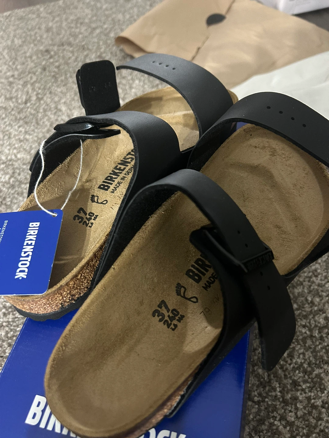 Birkenstock Arizona Black, Size 37 - photo 2