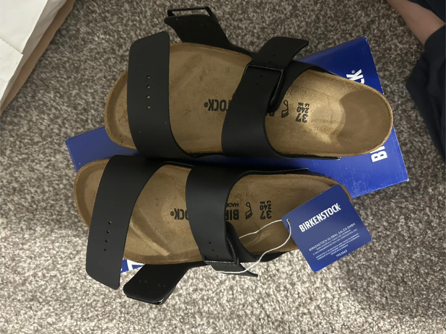 Birkenstock Arizona Black, Size 37