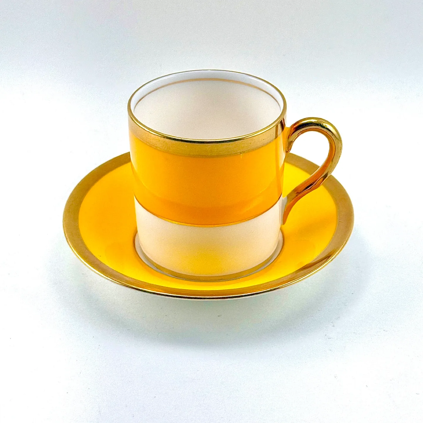 Tuscan yellow Royal Albert demitasse thumbnail