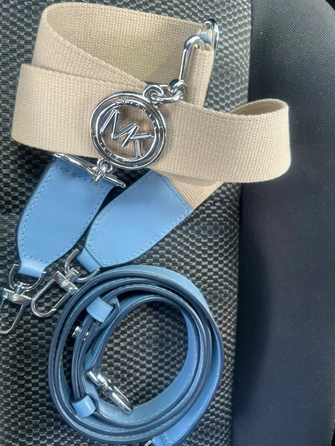 Michael Kors Crossbody Bag, Blue/Beige - photo 4