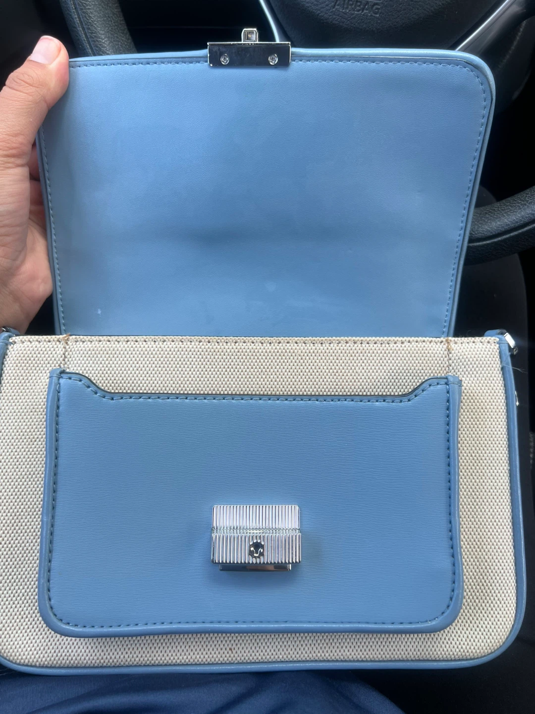 Michael Kors Crossbody Bag, Blue/Beige - photo 2
