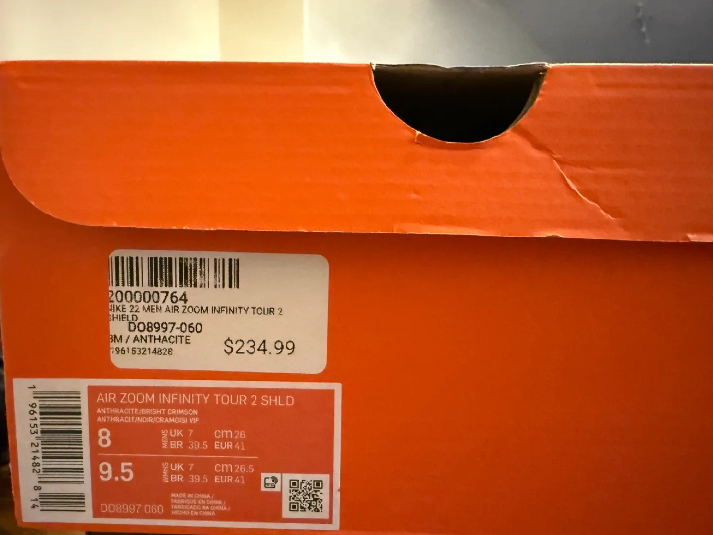 Nike Air Zoom Infinity Tour 2 Shield - Men's Size 8 image indicator(2)