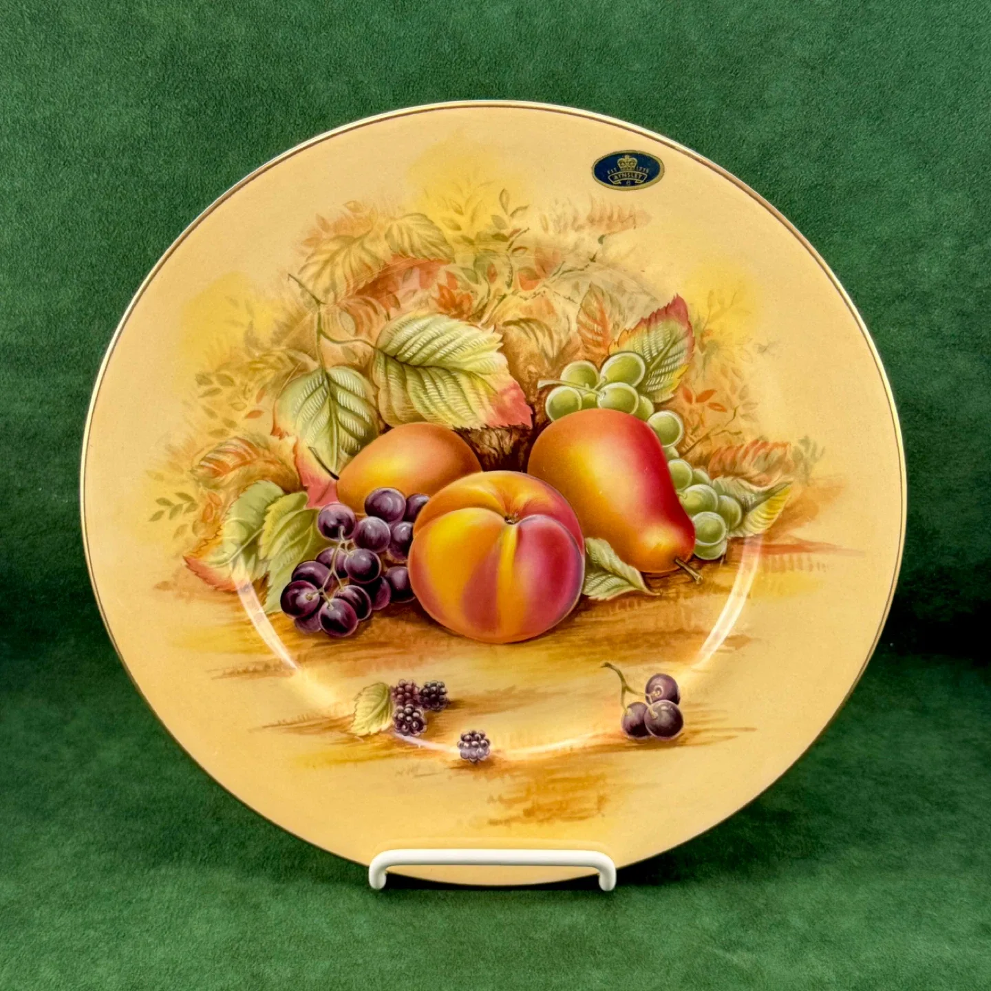 Aynsley Orchard Gold 10” dinner plate thumbnail