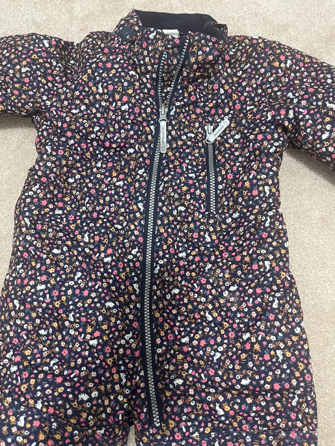 H&M Snowsuit in size 18M - Floral Print image indicator(2)