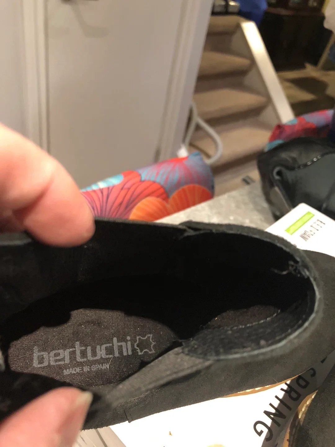 Bertuchi Black Suede Boots - Size 7.5 image indicator(3)