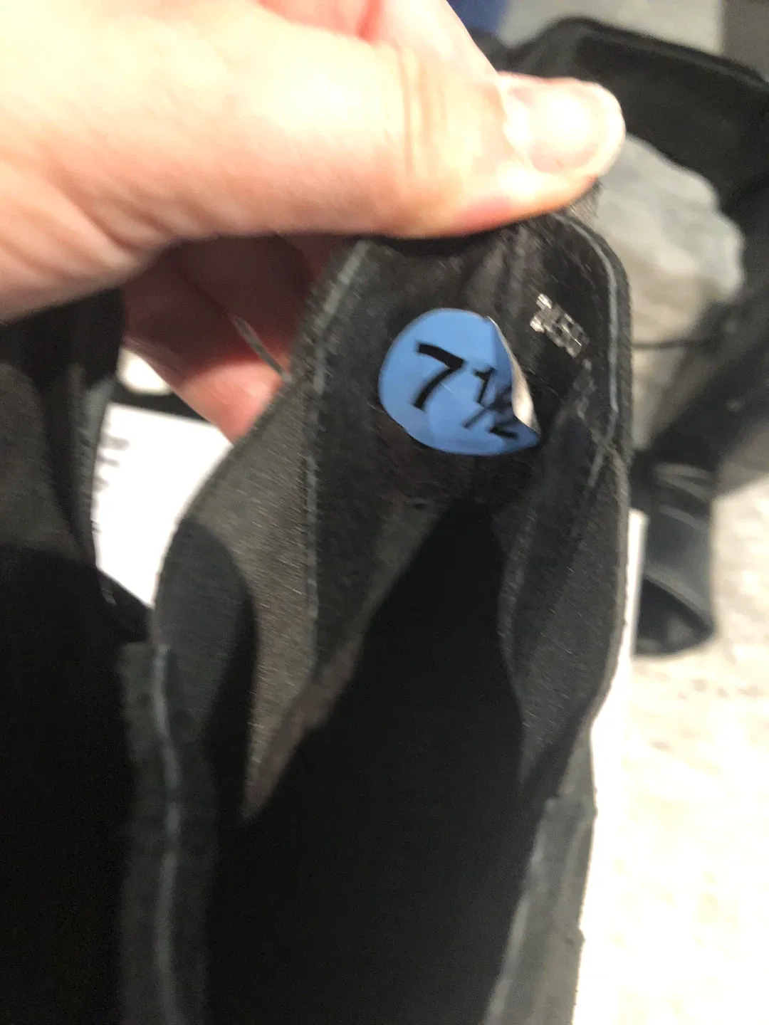 Bertuchi Black Suede Boots - Size 7.5 image indicator(2)