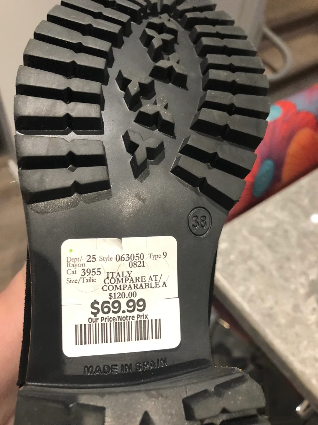 Bertuchi Black Suede Boots - Size 7.5 image indicator(4)