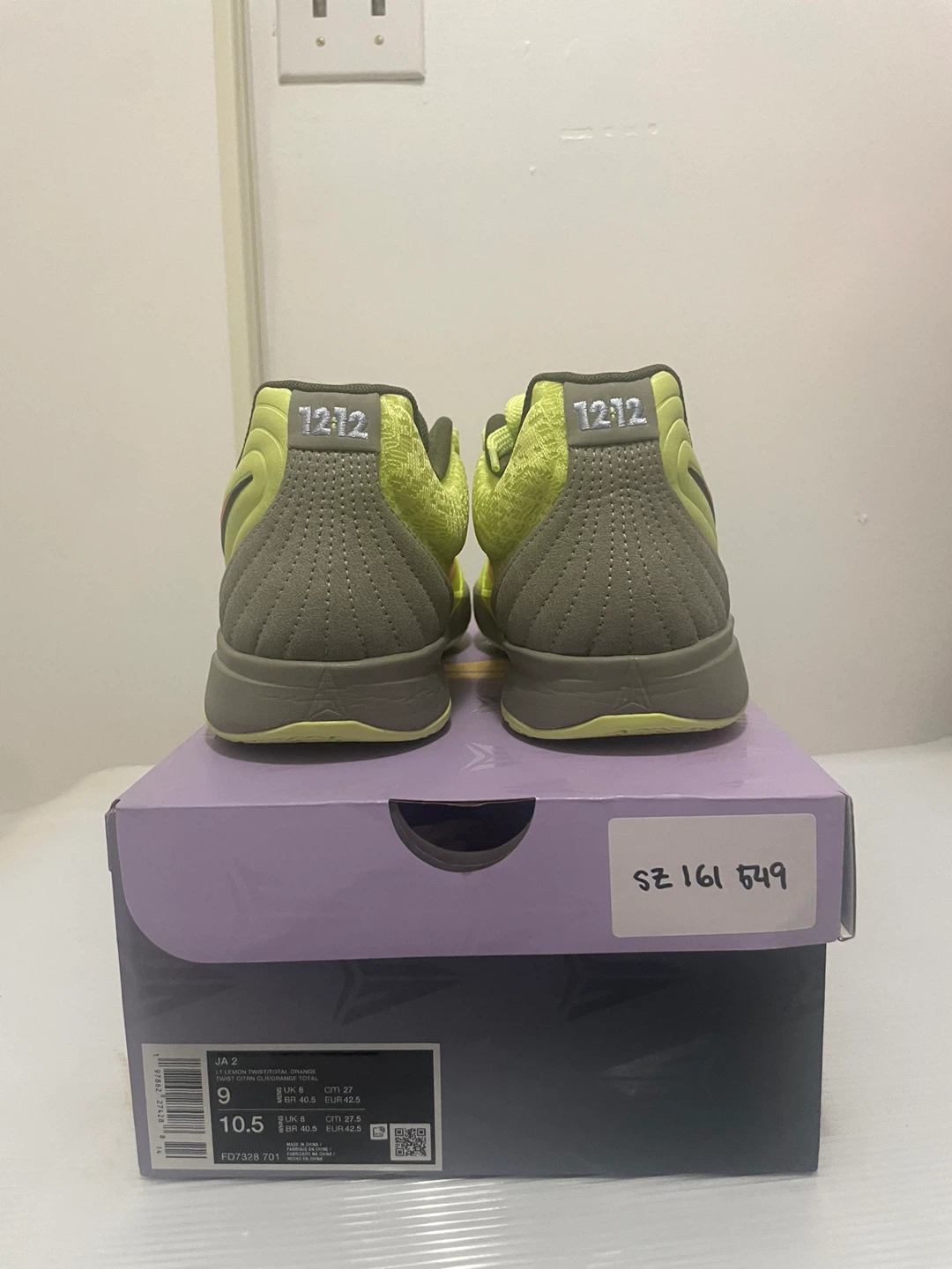 Nike “JA 2” Lemon Twist/Orange Basketball Shoe - photo 4