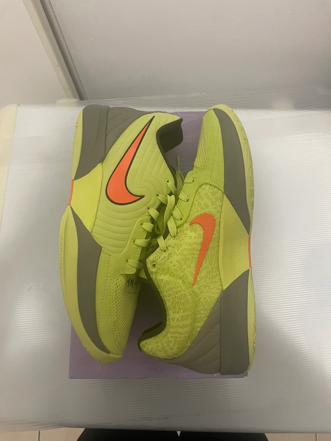 Nike “JA 2” Lemon Twist/Orange Basketball Shoe - photo 2