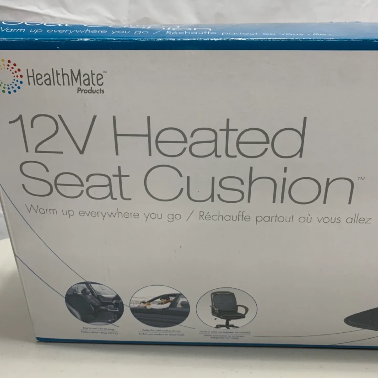 HealthMate 12V Heated Seat Cushion - Like New! image indicator(3)