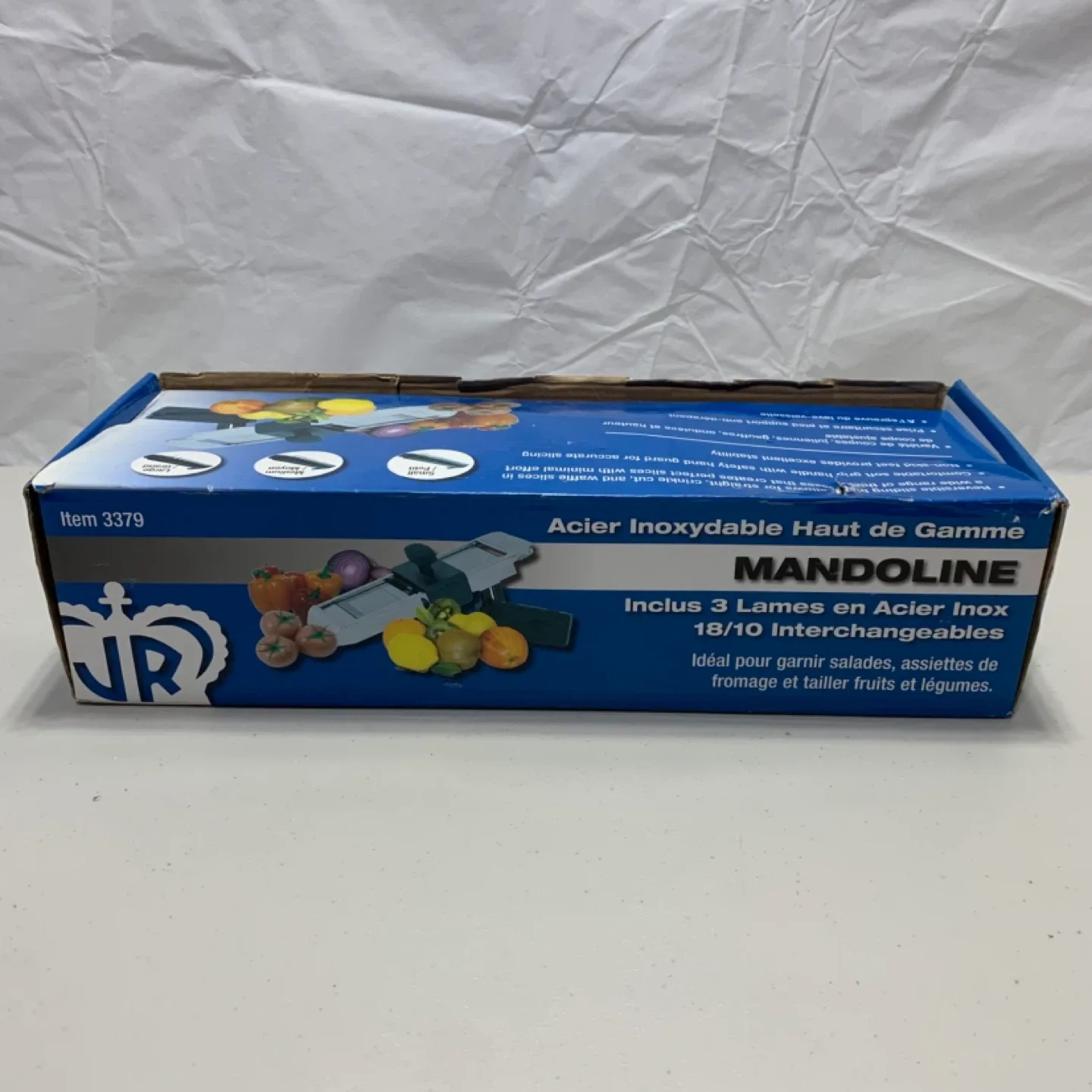 JR Mandoline Slicer - Includes 3 Blades image indicator(2)