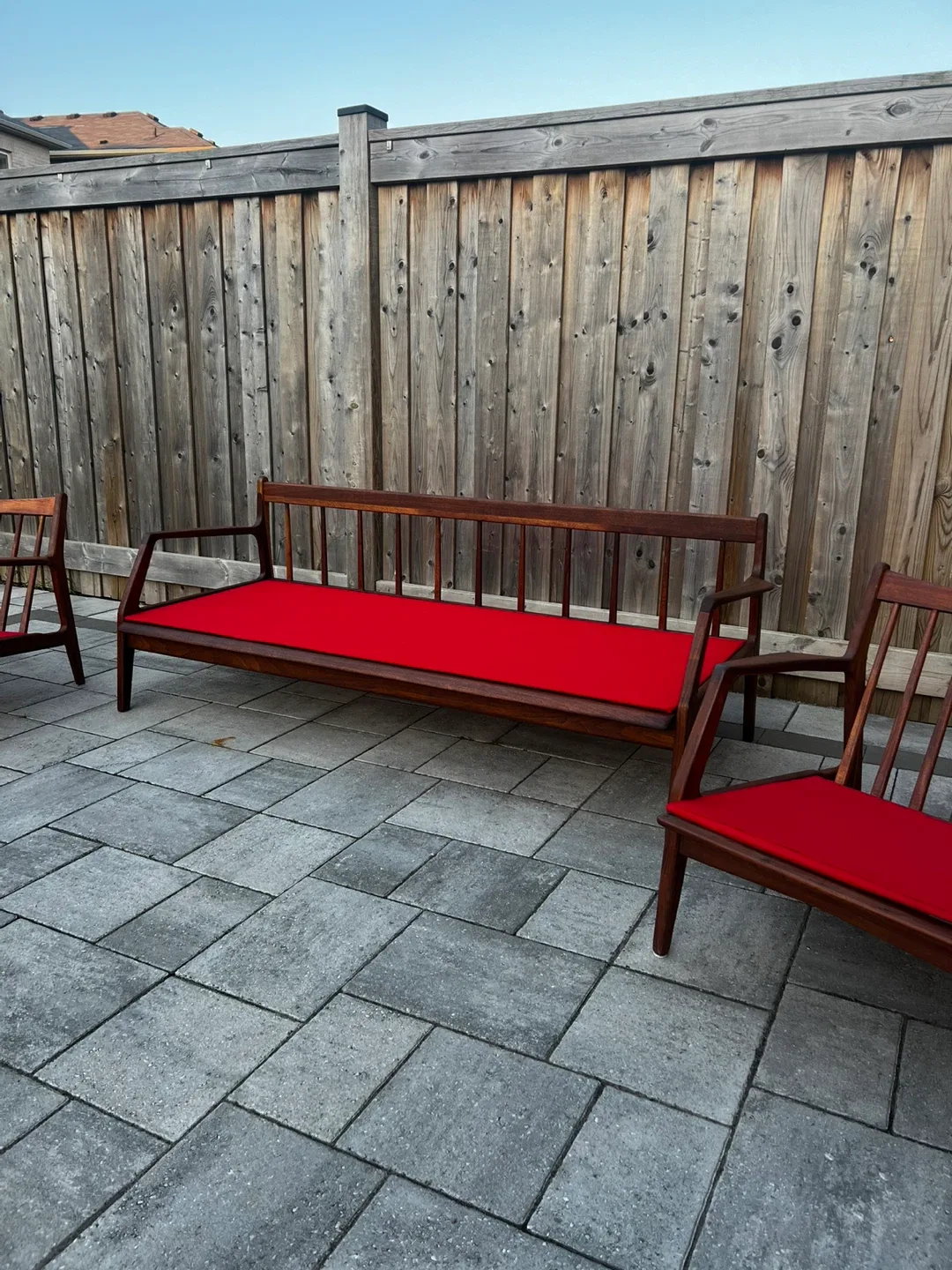 Mcm Danish Teak Sofa and 2 Chairs image indicator(3)