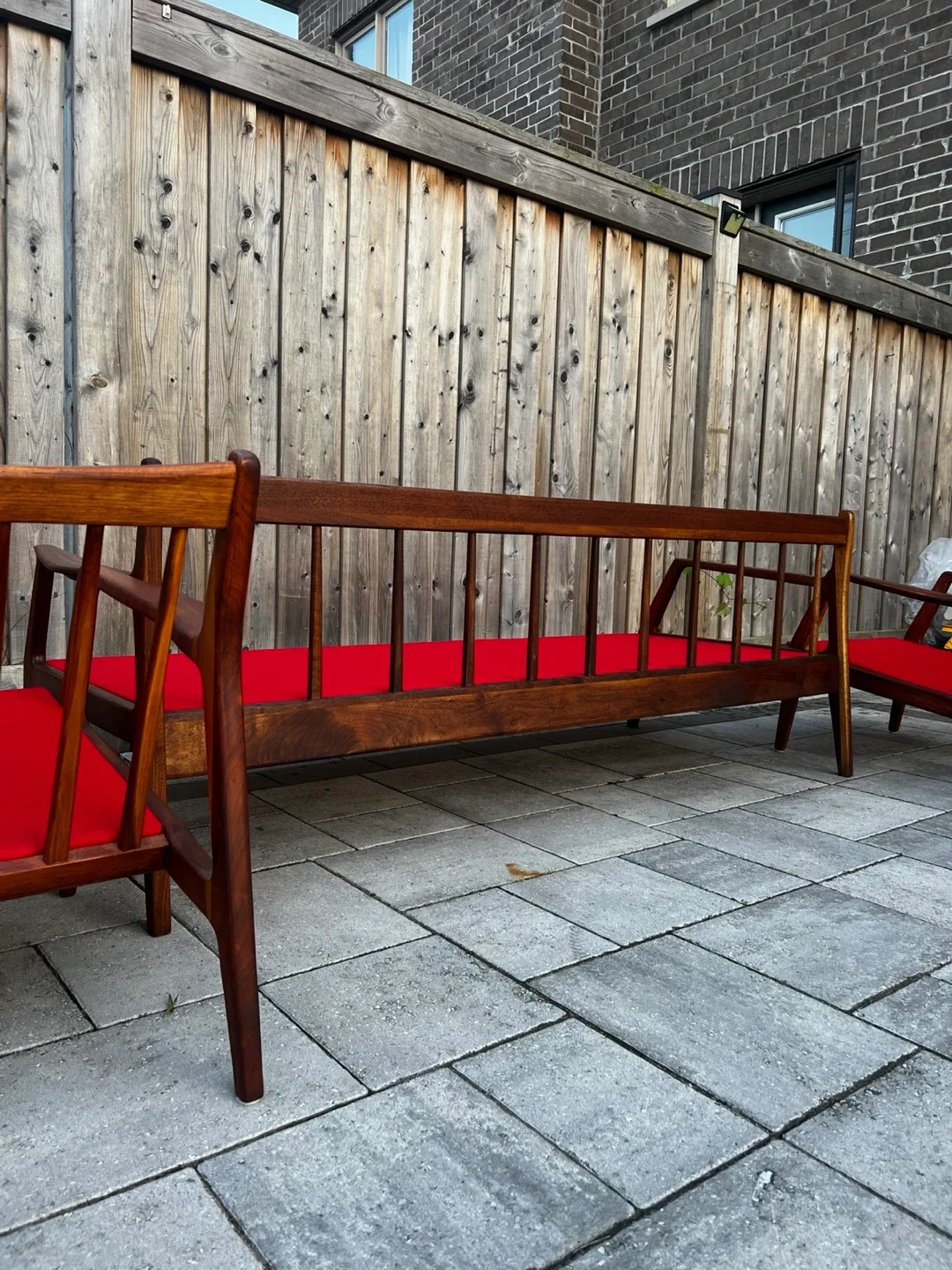 Mcm Danish Teak Sofa and 2 Chairs image indicator(4)