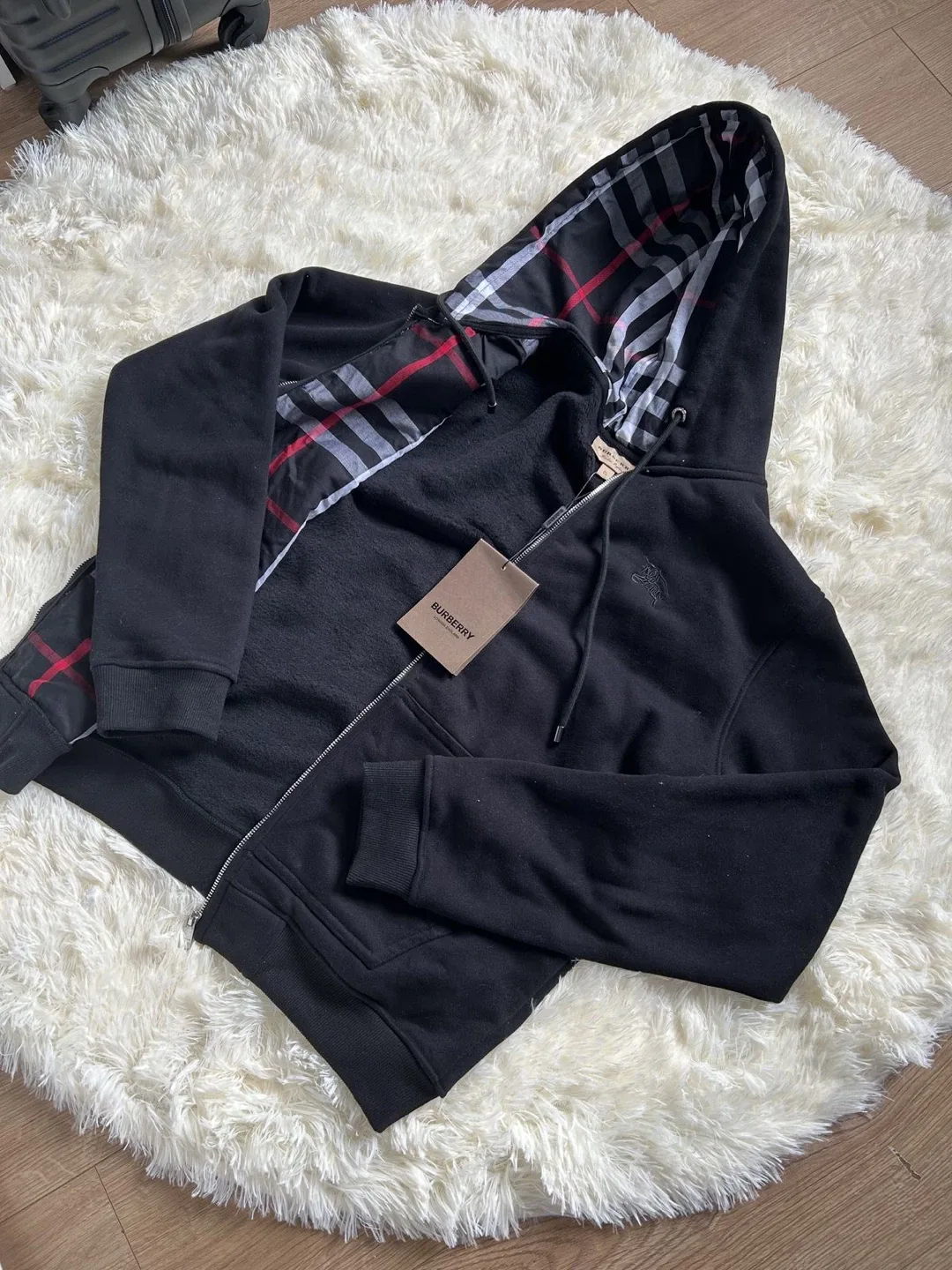 Burberry Black Hoodie thumbnail