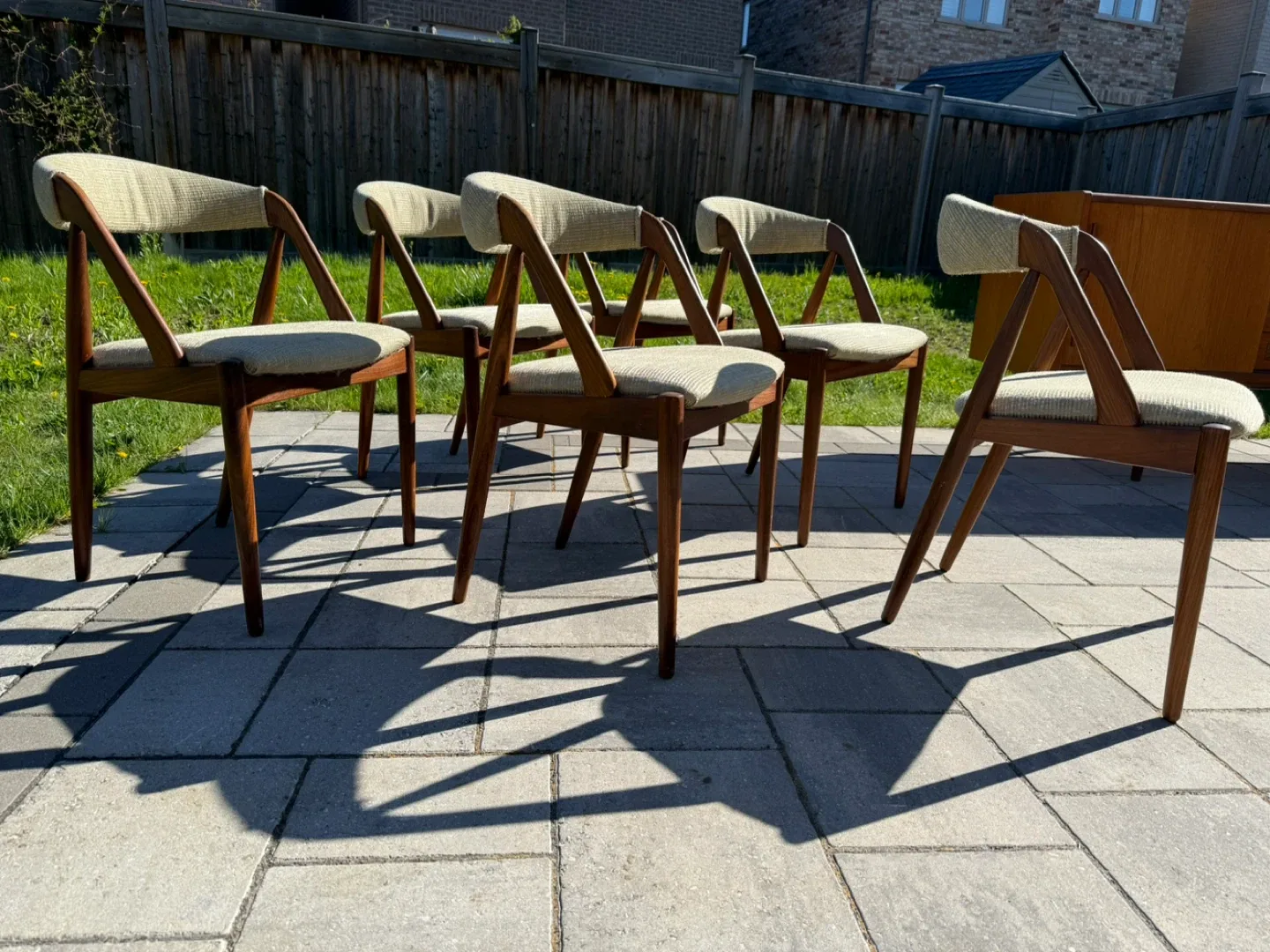 Mcm Danish Teak Chairs 6 available image indicator(3)