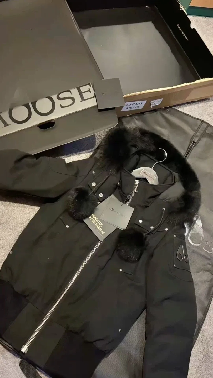 Moose Knuckles Bomber Jacket Black thumbnail