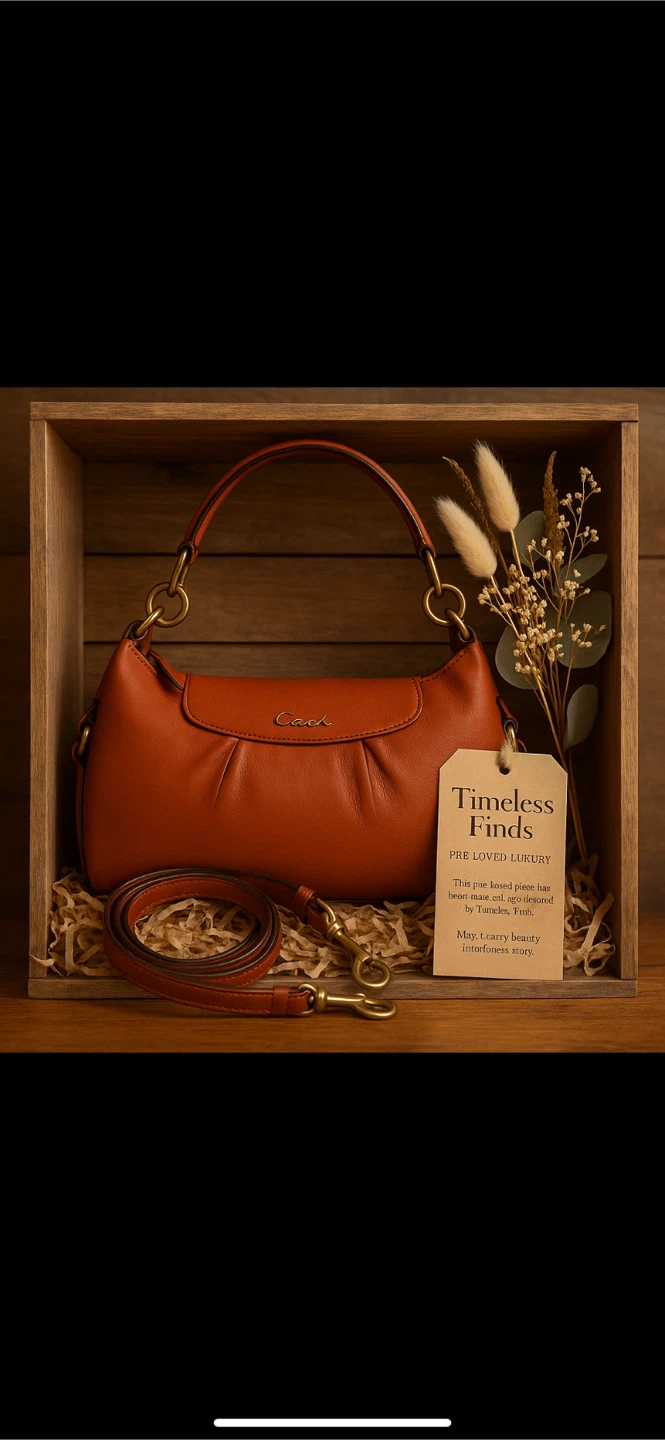 Coach Leather Shoulder Bag